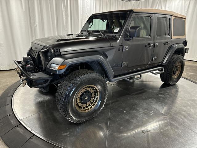 2020 Jeep Wrangler Unlimited Black and Tan 4X4