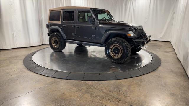 2020 Jeep Wrangler Unlimited Black and Tan 4X4