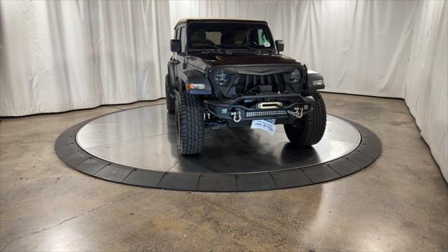 2020 Jeep Wrangler Unlimited Black and Tan 4X4