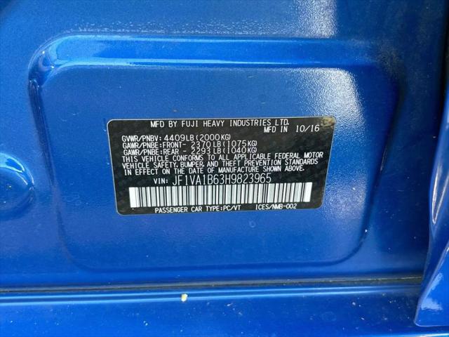 2017 Subaru WRX Sedan 4D