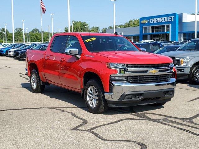 Used 2021 Chevrolet Silverado 1500 LT with VIN 3GCPYJEK3MG456681 for sale in Jackson, MI