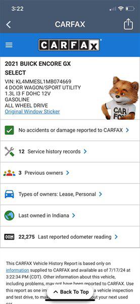 2021 Buick Encore GX AWD Select
