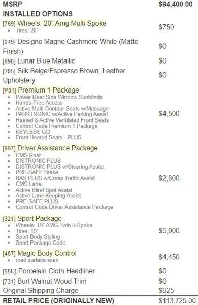 2015 Mercedes-Benz S 550 S 550 Sedan 4D