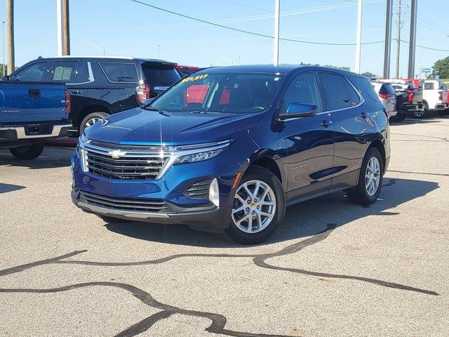 Used 2022 Chevrolet Equinox LT with VIN 3GNAXKEV3NL223392 for sale in Jackson, MI