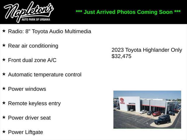 2023 Toyota Highlander LE for sale in URBANA, IL