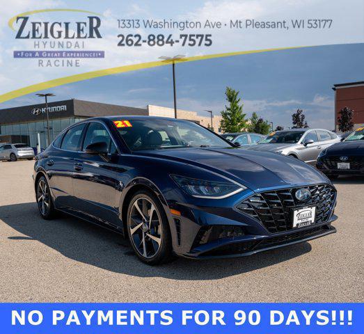 2021 Hyundai Sonata SEL Plus for sale in MOUNT PLEASANT, WI