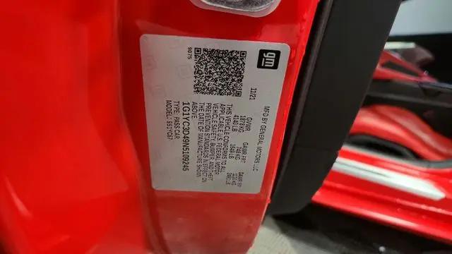 2022 Chevrolet Corvette Stingray RWD Convertible 3LT