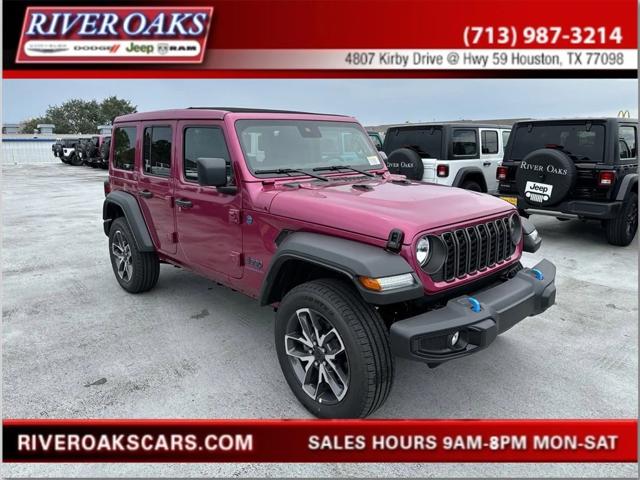 2024 Jeep Wrangler 4xe WRANGLER 4-DOOR SPORT S 4xe