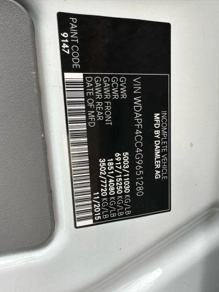 2016 Mercedes-Benz Sprinter 3500 High Roof