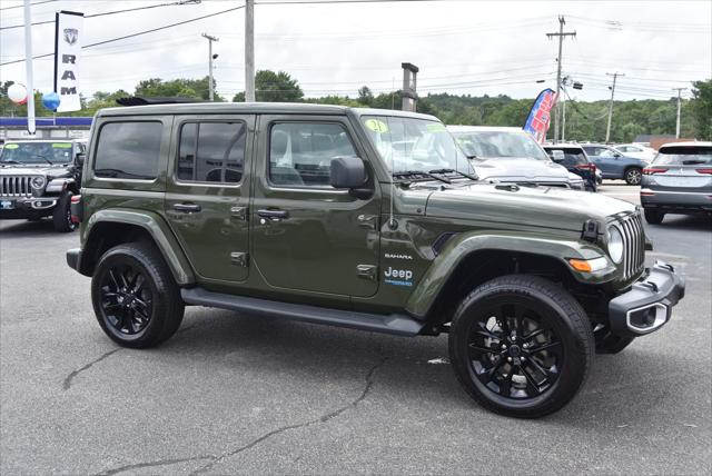 2021 Jeep Wrangler 4xe Unlimited Sahara 4x4 for sale in Norwood, MA
