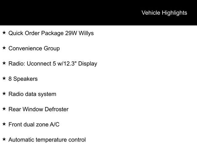 2024 Jeep Wrangler 4xe WRANGLER 4-DOOR WILLYS 4xe