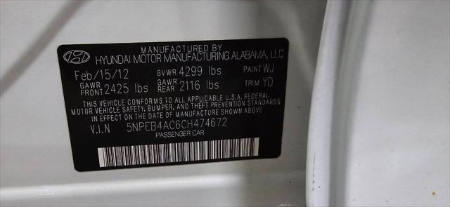2012 Hyundai Sonata GLS
