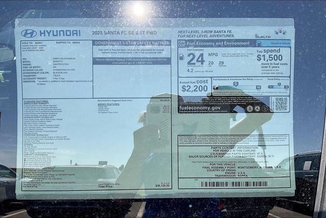 New 2025 Hyundai Santa Fe For Sale in Olive Branch, MS