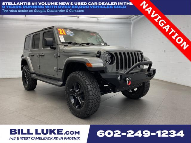 2021 Jeep Wrangler Unlimited Sahara Altitude 4x4