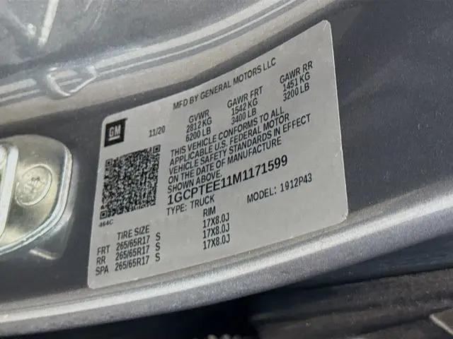 2021 Chevrolet Colorado 4WD Crew Cab Short Box ZR2