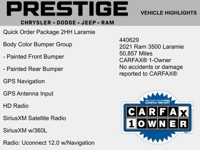 2021 RAM 3500 Laramie Crew Cab 4x4 8 Box