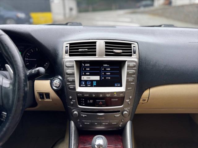 2007 Lexus IS 250 Base AWD 4dr Sedan (2.5L V6 6A)