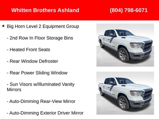 2022 RAM 1500 Big Horn Crew Cab 4x4 57 Box