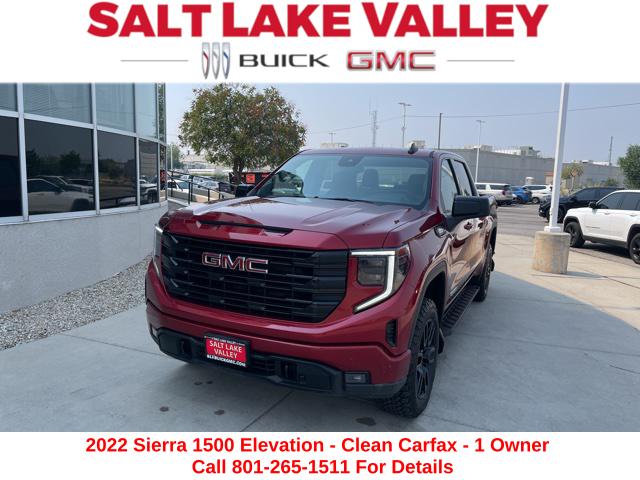 2022 GMC Sierra 1500 4WD Crew Cab Short Box Elevation with 3SB