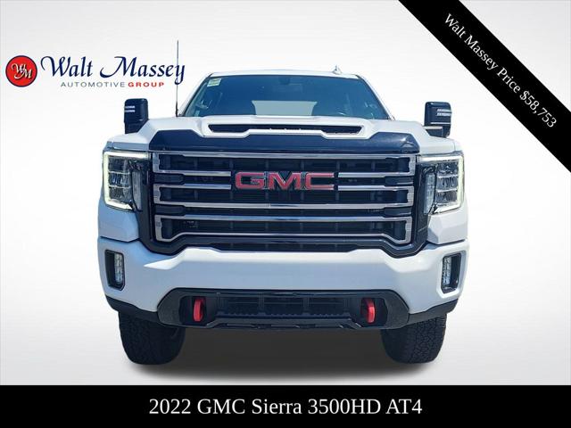 2022 GMC Sierra 3500HD 4WD Crew Cab Standard Bed AT4