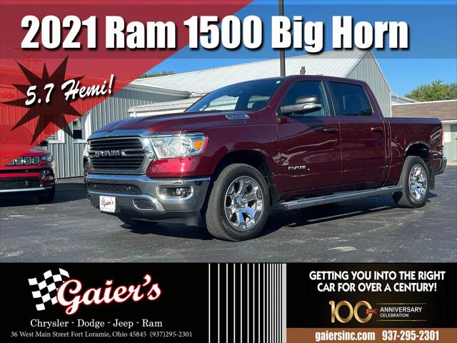2021 RAM 1500 Big Horn Crew Cab 4x4 57 Box