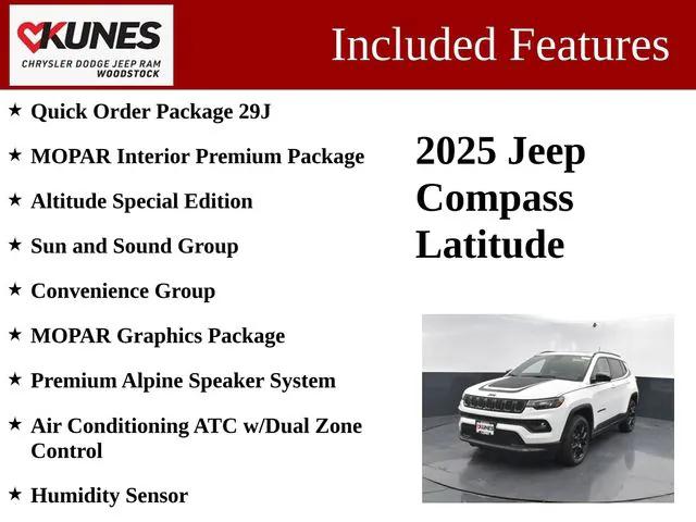 2025 Jeep Compass COMPASS LATITUDE 4X4
