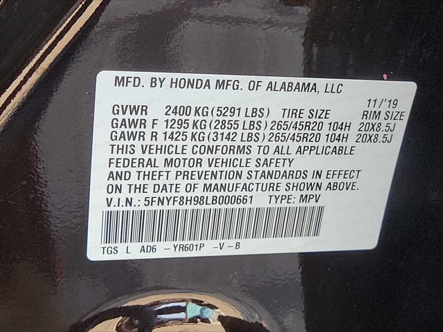 2020 Honda Passport AWD Touring