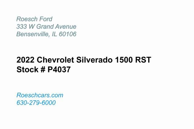 2022 Chevrolet Silverado 1500 4WD Crew Cab Standard Bed RST