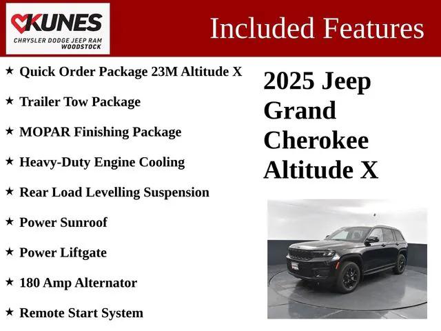 2025 Jeep Grand Cherokee GRAND CHEROKEE ALTITUDE X 4X4
