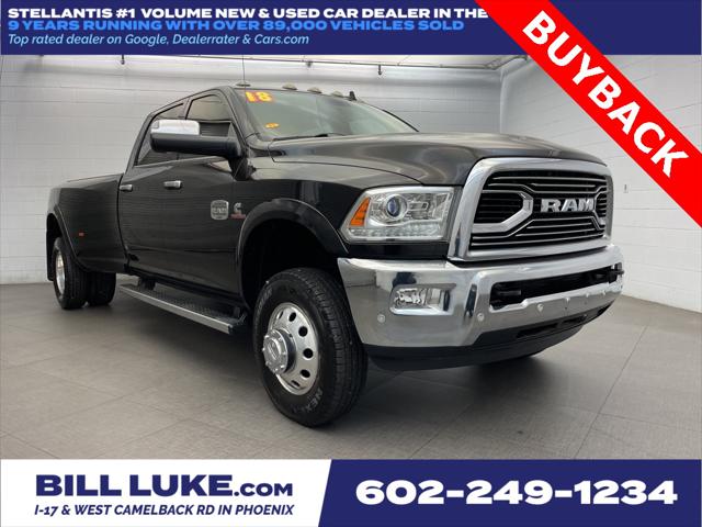 2018 RAM 3500 Laramie Longhorn Crew Cab 4x4 8 Box