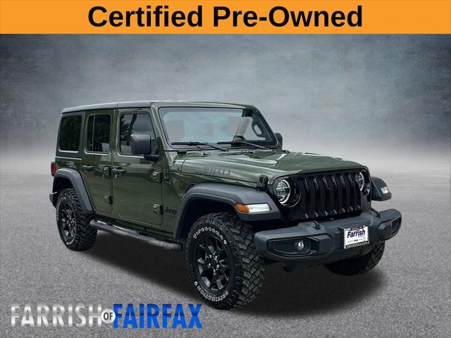 2021 Jeep Wrangler Unlimited Willys 4x4