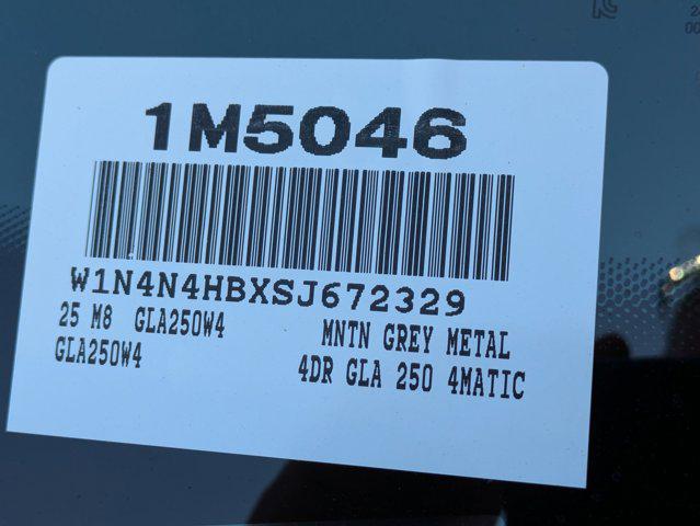 2025 Mercedes-Benz GLA-CLASS 4MATIC