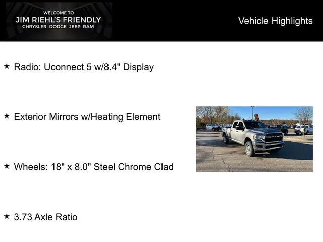 2024 RAM Ram 3500 RAM 3500 TRADESMAN CREW CAB 4X4 8 BOX