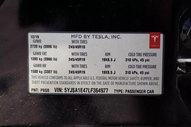 2020 Tesla Model S Performance Dual Motor All-Wheel Drive