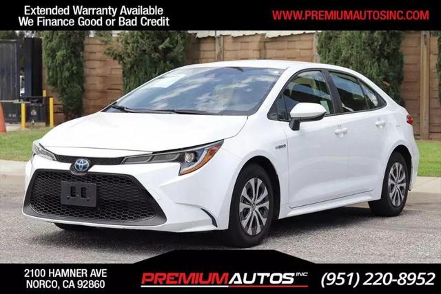 2021 Toyota Corolla Hybrid LE for sale in Norco, CA