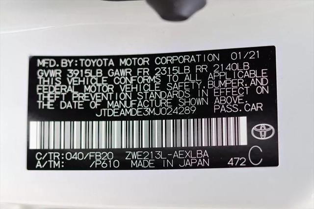 2021 Toyota Corolla Hybrid LE