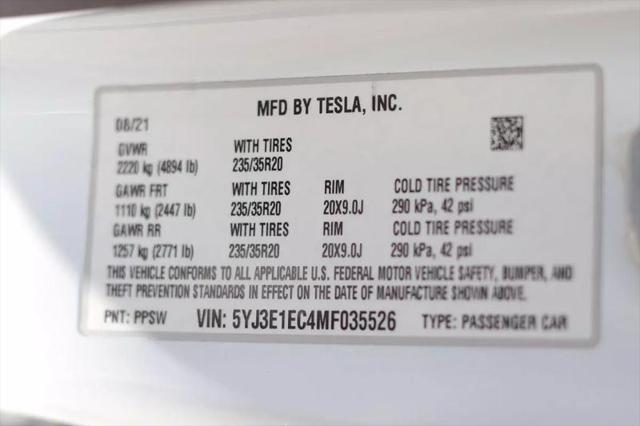 2021 Tesla Model 3 Performance Dual Motor All-Wheel Drive