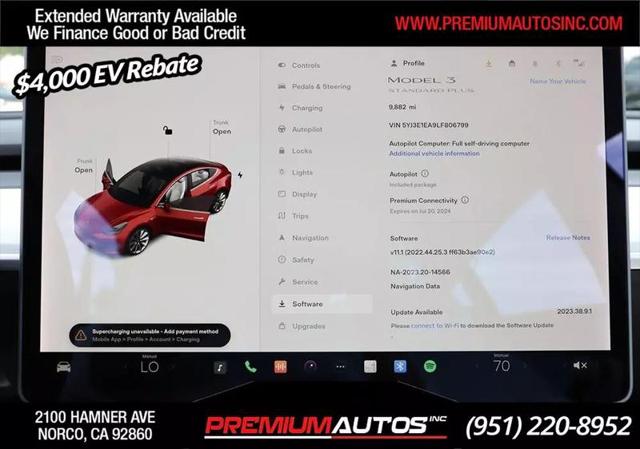 2020 Tesla Model 3 Standard Range Rear-Wheel Drive