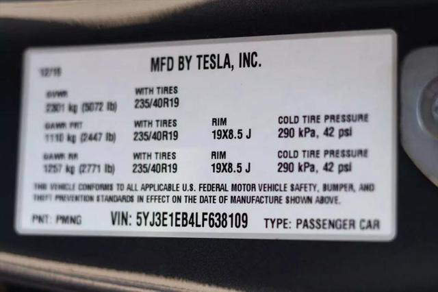 2020 Tesla Model 3 Long Range Dual Motor All-Wheel Drive