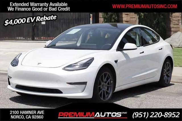 2021 Tesla Model 3 Standard Range Plus Rear-Wheel Drive for sale in Norco, CA