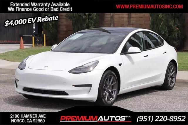 2021 Tesla Model 3 Standard Range Plus Rear-Wheel Drive for sale in Norco, CA