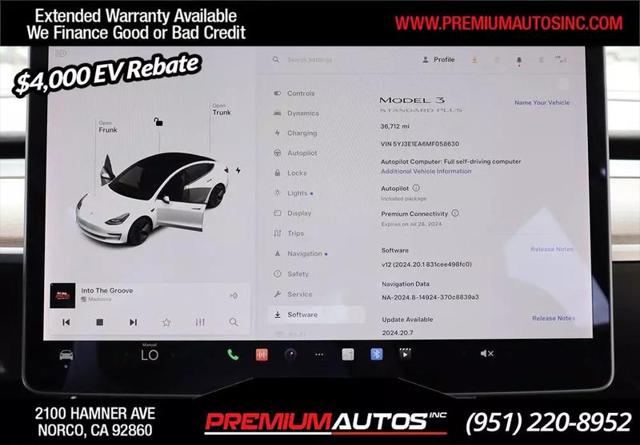 2021 Tesla Model 3 Standard Range Plus Rear-Wheel Drive