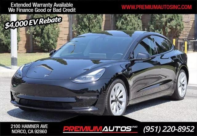 2021 Tesla Model 3 Long Range Dual Motor All-Wheel Drive for sale in Norco, CA