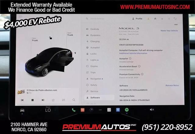 2021 Tesla Model 3 Long Range Dual Motor All-Wheel Drive