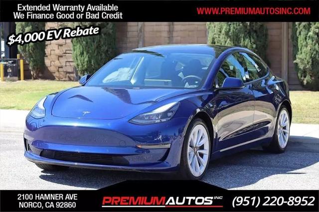 2021 Tesla Model 3 Long Range Dual Motor All-Wheel Drive for sale in Norco, CA