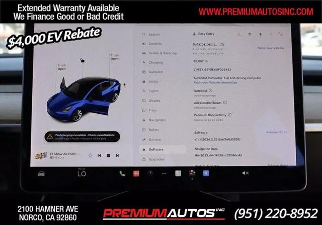 2021 Tesla Model 3 Long Range Dual Motor All-Wheel Drive