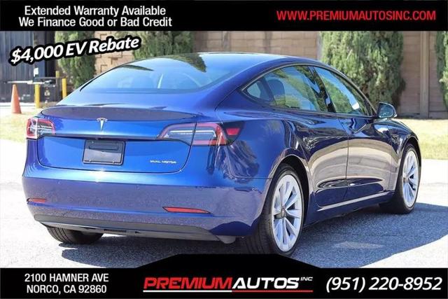 2021 Tesla Model 3 Long Range Dual Motor All-Wheel Drive