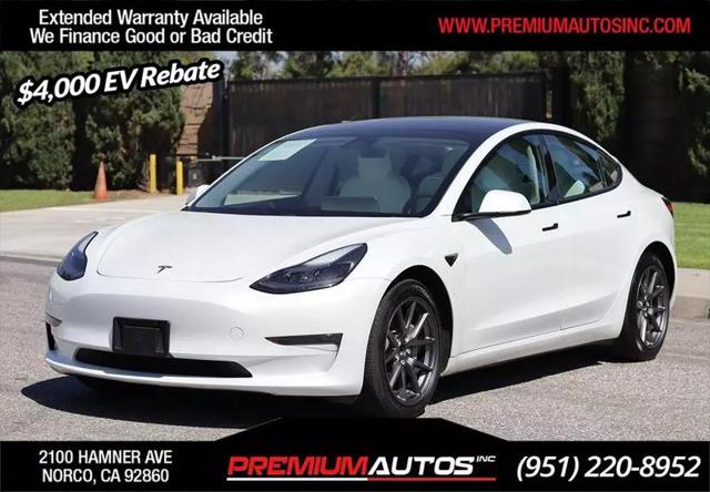 2021 Tesla Model 3 Standard Range Plus Rear-Wheel Drive for sale in Norco, CA
