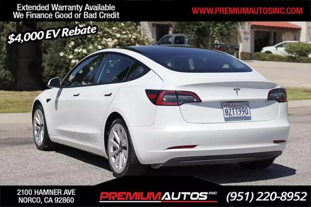 2022 Tesla Model 3 Rear-Wheel Drive