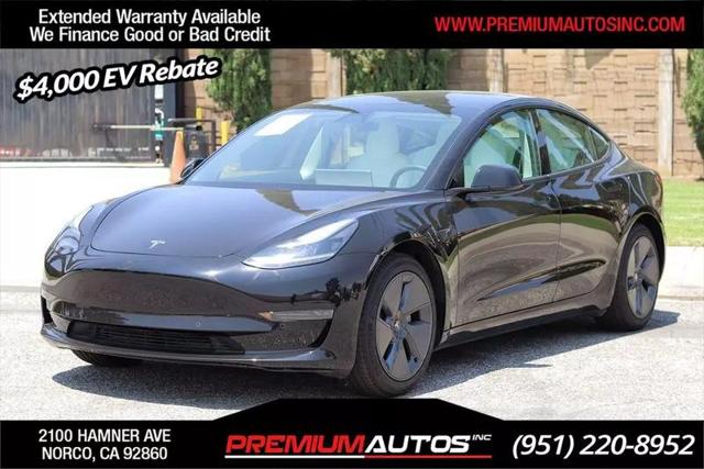 2021 Tesla Model 3 Standard Range Plus Rear-Wheel Drive for sale in Norco, CA